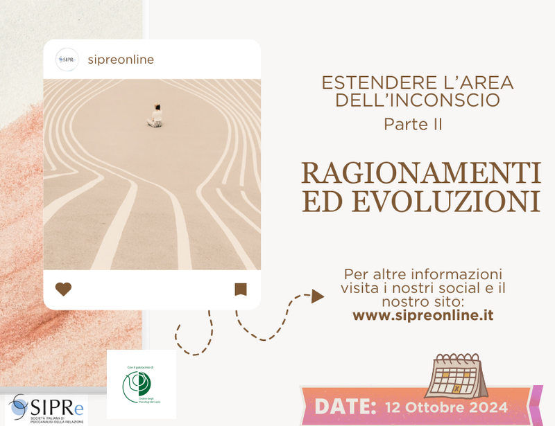 Estendere l'area dell'inconscio. Parte II